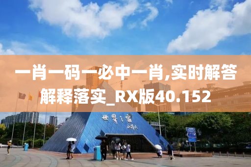 一肖一码一必中一肖,实时解答解释落实_RX版40.152