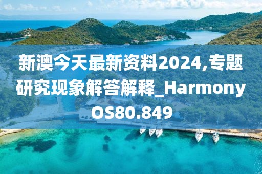 新澳今天最新资料2024,专题研究现象解答解释_HarmonyOS80.849