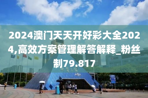 2024澳门天天开好彩大全2024,高效方案管理解答解释_粉丝制79.817