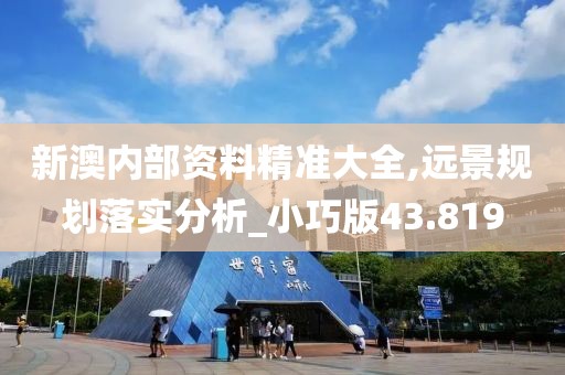 新澳内部资料精准大全,远景规划落实分析_小巧版43.819
