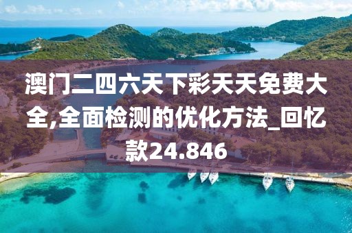 澳门二四六天下彩天天免费大全,全面检测的优化方法_回忆款24.846