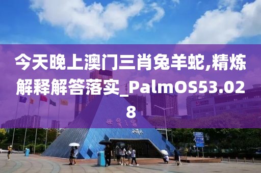 今天晚上澳门三肖兔羊蛇,精炼解释解答落实_PalmOS53.028