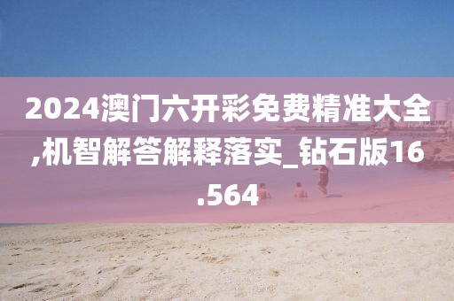 2024澳门六开彩免费精准大全,机智解答解释落实_钻石版16.564