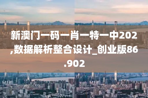 新澳门一码一肖一特一中202,数据解析整合设计_创业版86.902